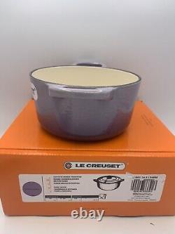 Le Creuset BLUE BELL Round Dutch Oven, Bear Knob, Cast Iron, 5.5, 1 Qt, With Box