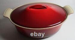 Le Creuset CHRISTMAS! Enameled Cast Iron Red Oval Dutch Oven, 6.75 qt, Cerise