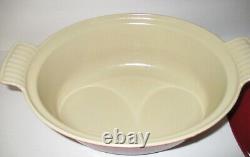 Le Creuset CHRISTMAS! Enameled Cast Iron Red Oval Dutch Oven, 6.75 qt, Cerise