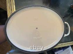 Le Creuset Cast Iron 9.5QT Oval Dutch Oven in MERINGUE BRAND NEW UNUSED