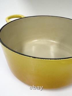 Le Creuset Cast Iron Dutch Oven 22 with Lid 3.5 Quart Dijon