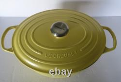 Le Creuset Cast Iron Oval Dutch Oven with Lid 6.75 Qt Yellow Enamel #31 France