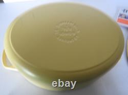 Le Creuset Cast Iron Oval Dutch Oven with Lid 6.75 Qt Yellow Enamel #31 France