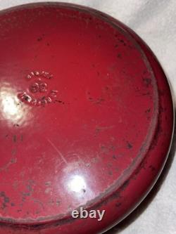 Le Creuset Cast Iron Round 30 Dutch Oven 6.75 qt. Cerise Red With Lid