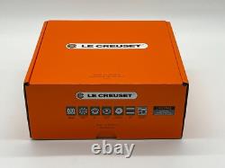 Le Creuset Cocotte 24cm 9.5in 4.5qt Fig Purple Silver knob Cast Iron Dutch oven