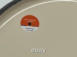 Le Creuset Cocotte 24cm 9.5in 4.5qt Fig Purple Silver knob Cast Iron Dutch oven