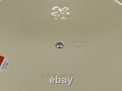 Le Creuset Cocotte 24cm 9.5in 4.5qt Fig Purple Silver knob Cast Iron Dutch oven