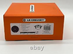 Le Creuset Cocotte 24cm 9.5in 4.5qt Fig Purple Silver knob Cast Iron Dutch oven