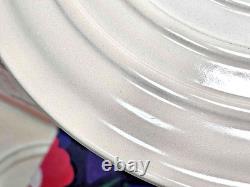 Le Creuset Cocotte Ronde 20cm 2-3/4 Qt Meringue Cast Iron Dutch oven UNUSED