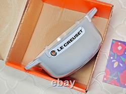 Le Creuset Cocotte Ronde 20cm 2-3/4 Qt Mist Gray Cast Iron Dutch oven UNUSED
