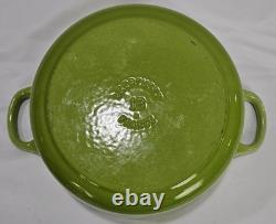 Le Creuset Cocotte Rondo 18cm 2Qt Kiwi Green Enamel Cast Iron Dutch Oven withLid