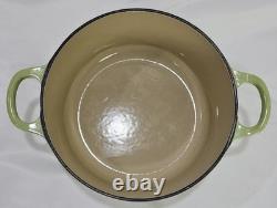 Le Creuset Cocotte Rondo 18cm 2Qt Kiwi Green Enamel Cast Iron Dutch Oven withLid