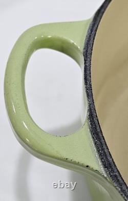 Le Creuset Cocotte Rondo 18cm 2Qt Kiwi Green Enamel Cast Iron Dutch Oven withLid