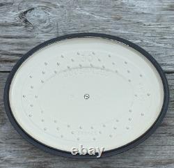 Le Creuset Cousances Cast Iron 30 Oval Dutch Oven with Lid Chestnut 6-1/2 Qt