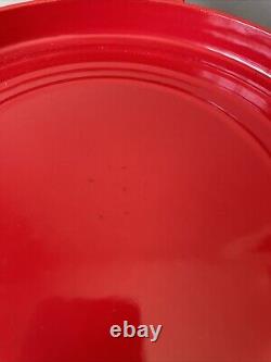 Le Creuset Doufeu 10.5 #26 France Enameled Cast Iron Dutch Oven Red 5 QT