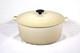 Le Creuset Dutch Oven #30 9 Qt / 8.4 Liters Cream Color Vintage France