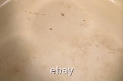 Le Creuset Dutch Oven #30 9 Qt / 8.4 Liters Cream Color Vintage France