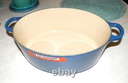 Le Creuset Dutch Oven 31 Blue 6 3/4 Qt Never Used No Box