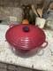 Le Creuset Dutch Oven 7.25 Qt Red-enameled Cast Iron Round With Lid France #30