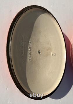 Le Creuset E Orange Flame Enamel Cast Iron Dutch Oven With Lid