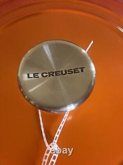 Le Creuset Enamel Cast Iron Round Dutch Oven 2 Qt In Flame France