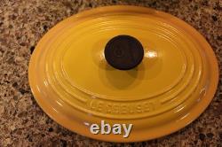 Le Creuset Enameled Cast Iron 2-3/4 qt Oval Dutch Oven Pot & Lid Nectar Dijon 23