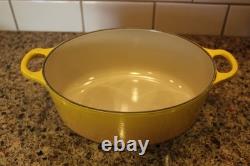 Le Creuset Enameled Cast Iron 2-3/4 qt Oval Dutch Oven Pot & Lid Nectar Dijon 23
