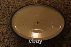 Le Creuset Enameled Cast Iron 2-3/4 qt Oval Dutch Oven Pot & Lid Nectar Dijon 23