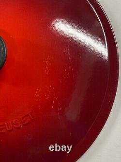 Le Creuset Enameled Cast Iron Dutch Oven Cassoulet 4 Qt #28 Cherry Red