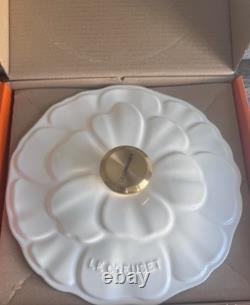 Le Creuset Enameled Cast Iron Petal Braiser, 2 1/4-Qt, New In Box