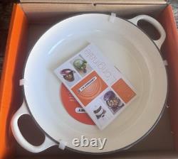 Le Creuset Enameled Cast Iron Petal Braiser, 2 1/4-Qt, New In Box