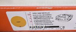 Le Creuset Enameled Cast Iron Petal Braiser, 2 1/4-Qt, New In Box, Honey Color