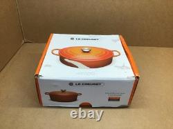 Le Creuset Enameled Cast Iron Signature Oval Dutch Oven, 5 qt, Deep Teal