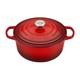 Le Creuset Enameled Cast Iron Signature Round Dutch Oven, 5.5 Qt. Cerise