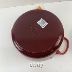 Le Creuset Enameled Cast Iron Signature Round Dutch Oven, 7.25 qt, Cherry