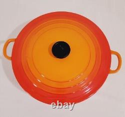 Le Creuset Enameled Cast Iron Signature Round Dutch Oven 7.25 qt Flame