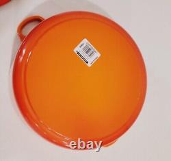 Le Creuset Enameled Cast Iron Signature Round Dutch Oven 7.25 qt Flame