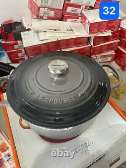 Le Creuset Enameled Cast Iron Signature Round Dutch Oven, 7.25 qt, Oyster