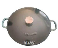 Le Creuset France #26 Gray Enameled Cast Iron 5.5 Qt Dutch Oven With Lid