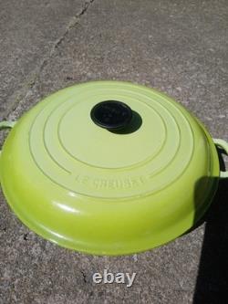 Le Creuset France #30 Enamel Cast Iron Round Dutch Oven With Lid (T)