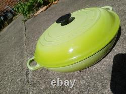 Le Creuset France #30 Enamel Cast Iron Round Dutch Oven With Lid (T)