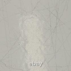 Le Creuset France Oval Cocotte Dutch Oven #27 White Cast Iron 4.5 Quart Pot Lid