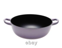 Le Creuset Marmite 22cm 2.7Qt Soup Pot Bluebell Purple Cast Iron Dutch Oven NEW