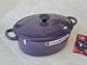 Le Creuset Oval Dutch Oven 25cm 3.5qt Cassis Purple Cast Iron Unused Nobox Scuff