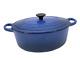 Le Creuset Oval Blue Dutch Oven 3.5 Qt Made In France Dune #25 13x10