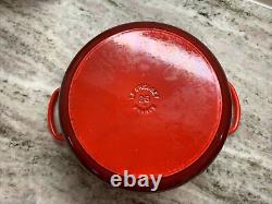 Le Creuset Red Signature Cast Iron Dutch Oven #26, 5.5 Qt. VUC