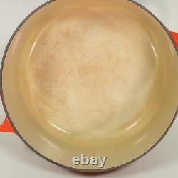 Le Creuset Round Dutch Oven 4.2L 4.5qt 24cm Red Enamel Cast Iron FRANCE