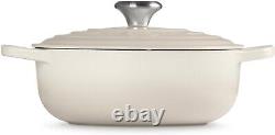 Le Creuset Signature Cast Iron 3-1/2 Quart Round Dutch Oven Meringue