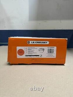 Le Creuset Signature Cast Iron 4.5 Quart Round Dutch Oven, Flame Orange New