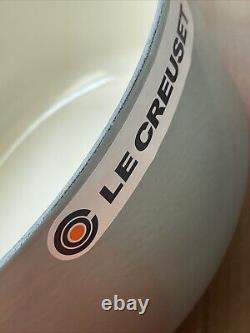Le Creuset Signature Cast Iron 5.5 Quart Round Dutch Oven, Sea Salt Factory Defc